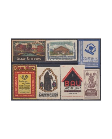 F-EX8939 ALEMANIA GERMANY DEUTSCHLAND CINDERELLA MH - NO GUM STAMP LOT.