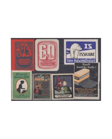 F-EX8941 ALEMANIA GERMANY DEUTSCHLAND CINDERELLA MH - NO GUM STAMP LOT.