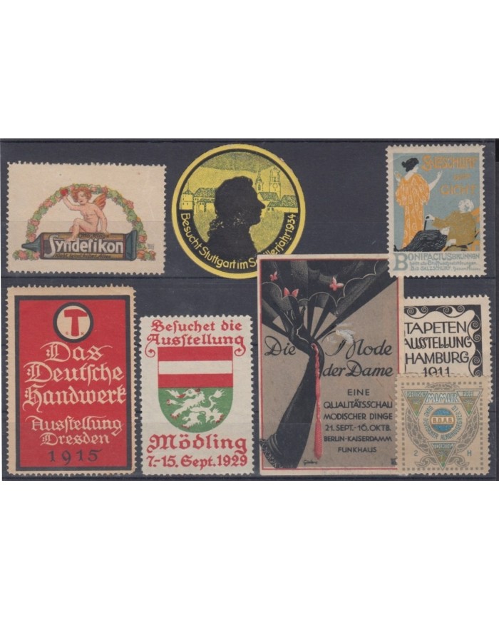F-EX8945 ALEMANIA GERMANY DEUTSCHLAND CINDERELLA MH - NO GUM STAMP LOT.8.99