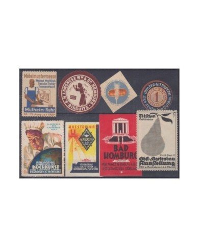 F-EX8946 ALEMANIA GERMANY DEUTSCHLAND CINDERELLA MH - NO GUM STAMP LOT.