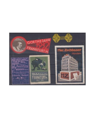 F-EX8948 ALEMANIA GERMANY DEUTSCHLAND CINDERELLA MH - NO GUM STAMP LOT.