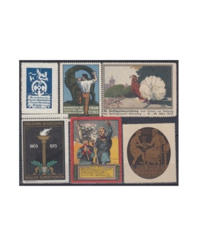 F-EX8860 ALEMANIA GERMANY DEUTSCHLAND CINDERELLA 1913 MH - NO GUM STAMP LOT.