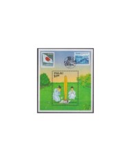 F-EX30736 PALAU MNH 1987 AVIATOR JAPAN CEMENTERY PELELIU.
