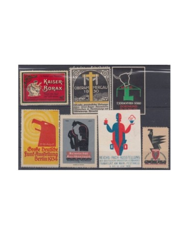 F-EX8862 ALEMANIA GERMANY DEUTSCHLAND CINDERELLA MH - NO GUM STAMP LOT.