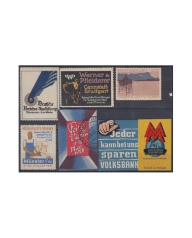 F-EX8864 ALEMANIA GERMANY DEUTSCHLAND CINDERELLA MH - NO GUM STAMP LOT.