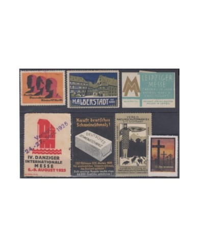F-EX8867 ALEMANIA GERMANY DEUTSCHLAND CINDERELLA MH - NO GUM STAMP LOT.