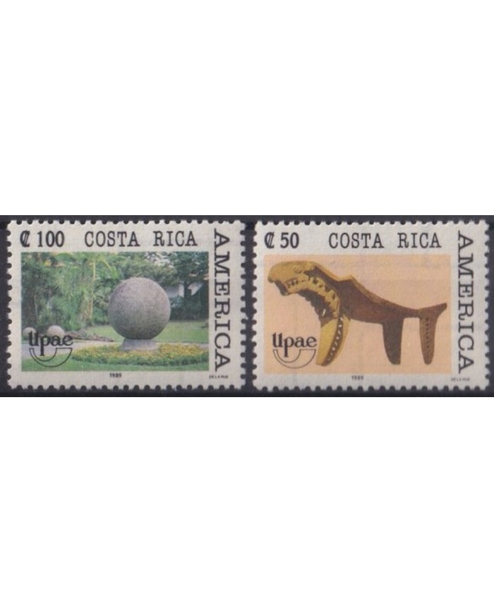 F-EX30848 COSTA RICA MNH 1989 AMERICA UPAEP DISCOVERY ARCHEOLOGY POTTERY.