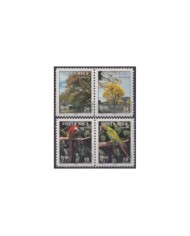 F-EX30903 MEXICO MNH 1990 AMERICA UPAEP SHIP DISCOVERY COLUMBUS COLON BIRD AVES PAJAROS.
