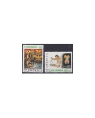 F-EX30850 COLOMBIA MNH 1992 DISCOVERY COLUMBUS PAINTING AL VIVERO SALVADOR DALI.