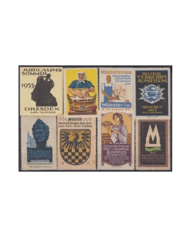 F-EX8869 ALEMANIA GERMANY DEUTSCHLAND CINDERELLA MH - NO GUM STAMP LOT.
