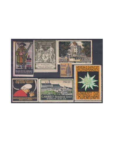 F-EX8872 ALEMANIA GERMANY DEUTSCHLAND CINDERELLA MH - NO GUM STAMP LOT.