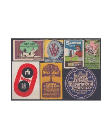 F-EX8874 ALEMANIA GERMANY DEUTSCHLAND CINDERELLA MH - NO GUM STAMP LOT.