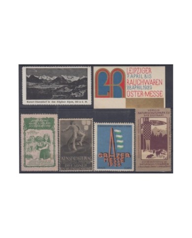 F-EX8878 ALEMANIA GERMANY DEUTSCHLAND CINDERELLA MH - NO GUM STAMP LOT.