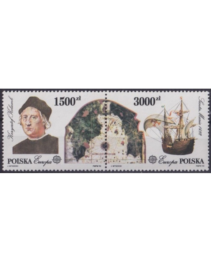 F-EX30970 POLAND POLONIA MNH 1992 DISCOVERY COLON COLUMBUS SHIP BARCOS.