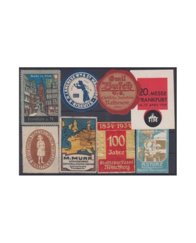 F-EX8880 ALEMANIA GERMANY DEUTSCHLAND CINDERELLA MH - NO GUM STAMP LOT.