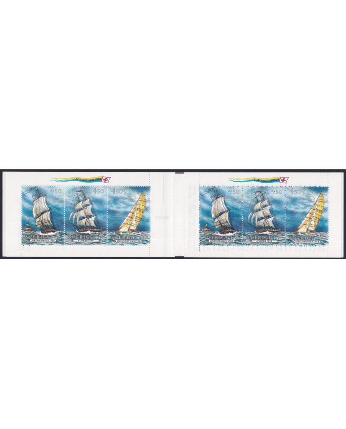 F-EX30981 SVERIGE SWEDEN MNH 1992 DISCOVERY COLON COLUMBUS SHIP BARCOS BOOKLED.