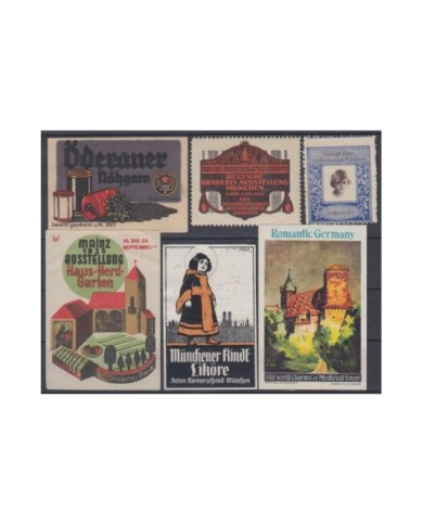 F-EX8882 ALEMANIA GERMANY DEUTSCHLAND CINDERELLA MH - NO GUM STAMP LOT.