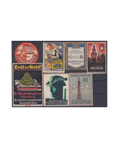 F-EX8884 ALEMANIA GERMANY DEUTSCHLAND CINDERELLA MH - NO GUM STAMP LOT.