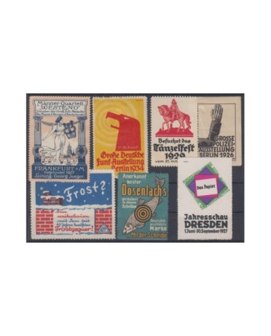 F-EX8890 ALEMANIA GERMANY DEUTSCHLAND CINDERELLA MH - NO GUM STAMP LOT.