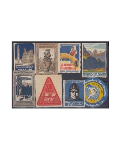 F-EX8895 ALEMANIA GERMANY DEUTSCHLAND CINDERELLA MH - NO GUM STAMP LOT.