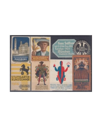 F-EX8898 ALEMANIA GERMANY DEUTSCHLAND CINDERELLA MH - NO GUM STAMP LOT.