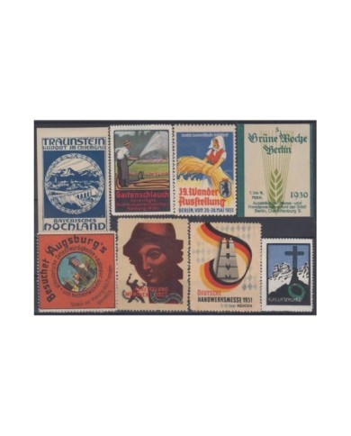 F-EX8906 ALEMANIA GERMANY DEUTSCHLAND CINDERELLA MH - NO GUM STAMP LOT.