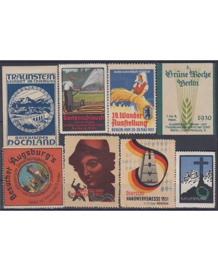F-EX8906 ALEMANIA GERMANY DEUTSCHLAND CINDERELLA MH - NO GUM STAMP LOT.