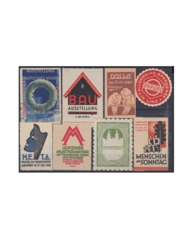F-EX8907 ALEMANIA GERMANY DEUTSCHLAND CINDERELLA MH - NO GUM STAMP LOT.
