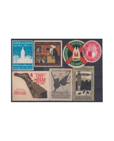 F-EX8909 ALEMANIA GERMANY DEUTSCHLAND CINDERELLA MH - NO GUM STAMP LOT.