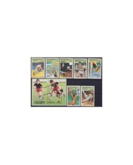 F-EX31389 MARSAHLL IS MNH 1988 OLYMPIC GAMES SEOUL ATHLETISM WEIGHTLIFTING BOXING