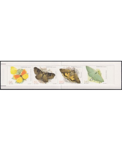 F-EX31742 MADEIRA PORTUGAL MNH 1998 BOOKLED BUTTERFLIES INSECT ENTHOMOLOGY.