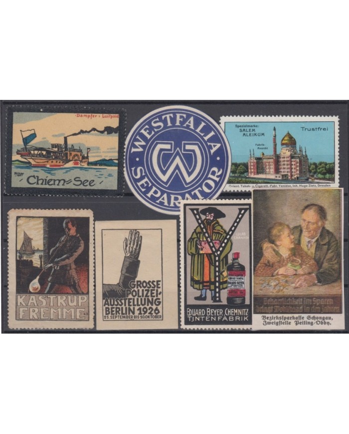 F-EX8918 ALEMANIA GERMANY DEUTSCHLAND CINDERELLA MH - NO GUM STAMP LOT.