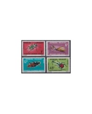 F-EX32003 MADAGASCAR MNH 1960 BUTTERFLIES INSECT ENTHOMOLOGY.