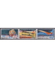 F-EX32037 MALI MNH 1969 FIRST MAN ON MOON APOLLO XI SPACE COSMOS CONCORDE GLOBE