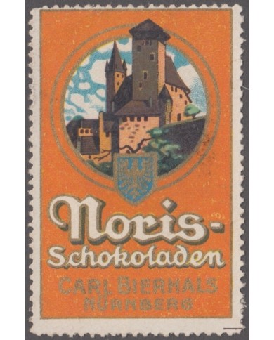 F-EX8971 ALEMANIA GERMANY DEUTSCHLAND CINDERELLA CHOCOLAT STAMP 35x55mm. NO GUM.
