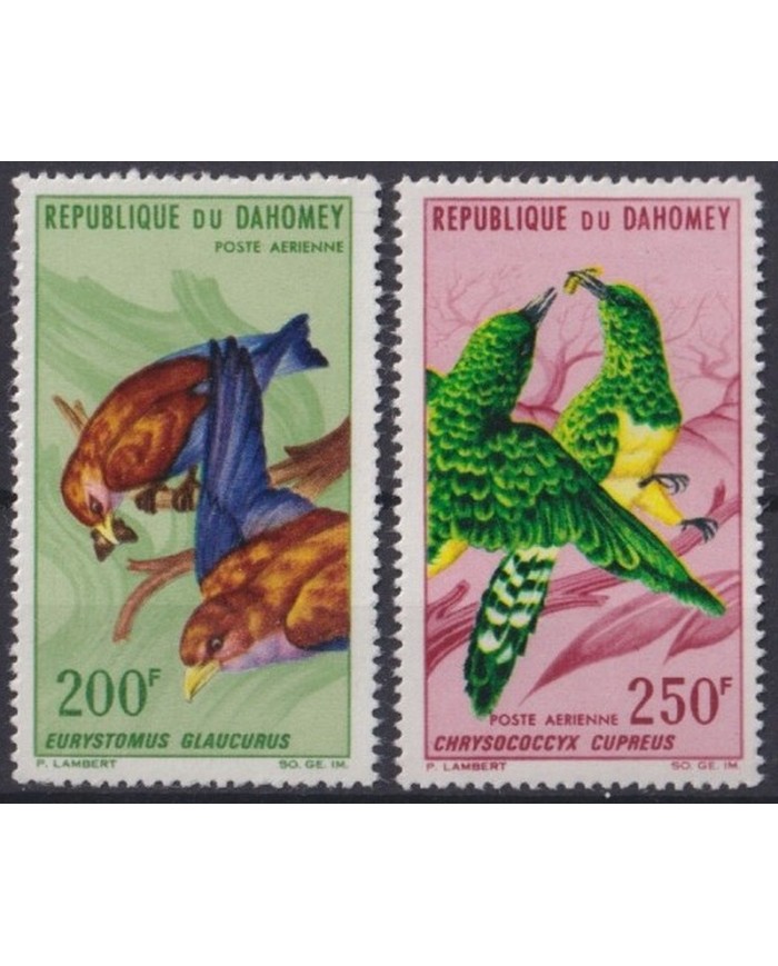 F-EX31984 DAHOMEY MNH 1967 BIRD AVES PAJAROS OISEAUX.