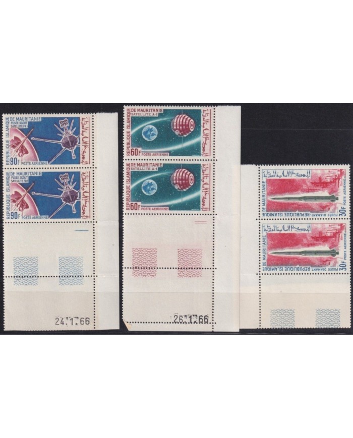 F-EX31242 MAURITANIE MNH 1966 SATELLITE SPACE COSMOS ASTRONAUTICS.