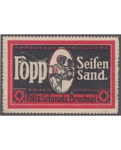 F-EX8990 ALEMANIA GERMANY DEUTSCHLAND CINDERELLA SOAP STAMP 60x40mm. MH
