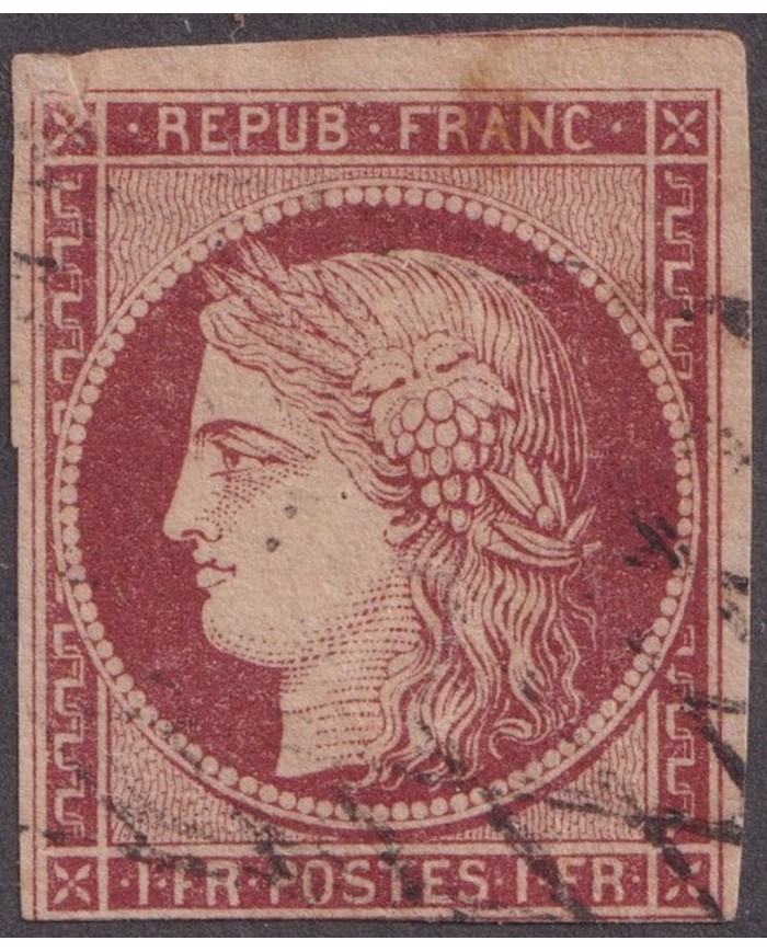 F-EX27626 FRANCE 1849 1fr.