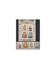 F-EX30028 LESOTHO MNH 1980 NAVIDAD CHRISTMAS NATIVITY MADONA DRAWING.