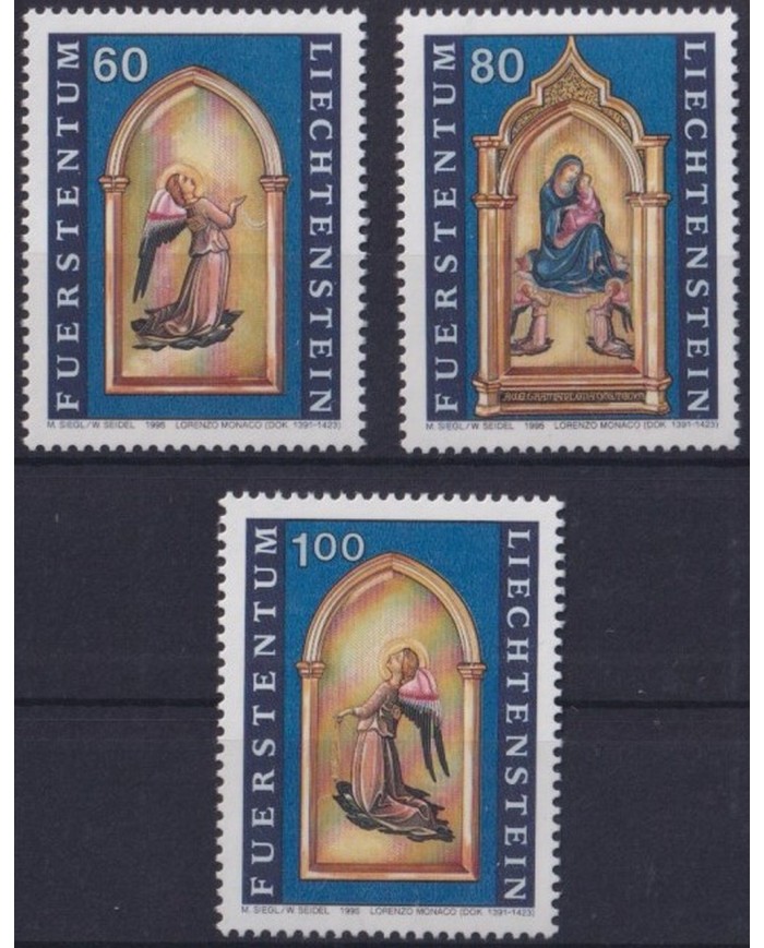 F-EX30035 LIECHTENSTEIN MNH 1995 RELIGION ART CHRISTMAS NAVIDAD MEDIVEAL ARTE.