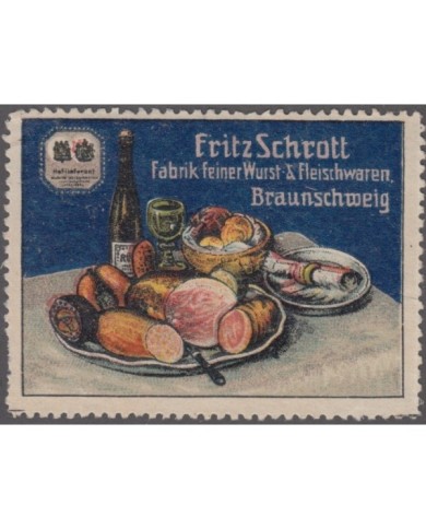 F-EX8994 ALEMANIA GERMANY DEUTSCHLAND CINDERELLA FOOT CARNE BEEF WINE STAMP 60x45mm. NO G