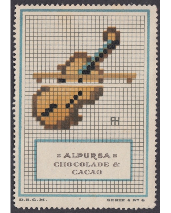 F-EX9011 ALEMANIA GERMANY DEUTSCHLAND CINDERELLA CHOLOLAT CACAO STAMP 50x70mm. NO GUM.