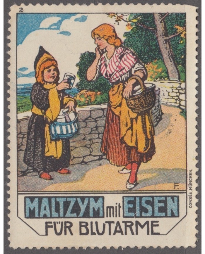 F-EX9012 ALEMANIA GERMANY DEUTSCHLAND CINDERELLA FOOD 43x55mm. NO GUM.
