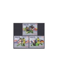 F-EX31303 MALTA MNH 1998 FRANCE SOCCER WORLD CUP FOOTBALL FUTBOL.