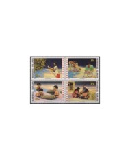 F-EX31375 MARSHALL IS MNH 1990 CHILDREN GAMES JUEGOS INFANTILES.