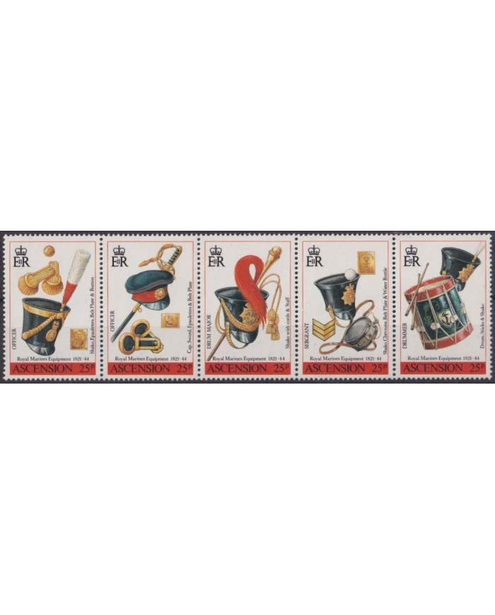 F-EX31735 ASCENSION MNH 1991 MILITAR COSTUMES