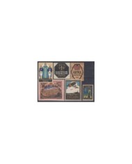 F-EX9019 ALEMANIA GERMANY DEUTSCHLAND CINDERELLA STAMPS LOT 1913. MH- NO GUM.