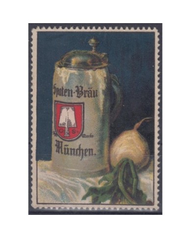 F-EX9050 ALEMANIA GERMANY DEUTSCHLAND CINDERELLA LICOUR BEER 40x57mm NO GUM