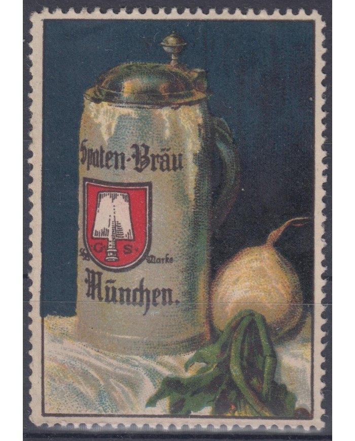 F-EX9050 ALEMANIA GERMANY DEUTSCHLAND CINDERELLA LICOUR BEER 40x57mm NO GUM